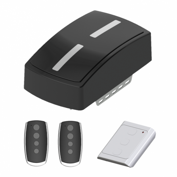 Betaalbare Select-Line garagedeuraandrijving – inclusief handzenders en wandzender, optionele rail